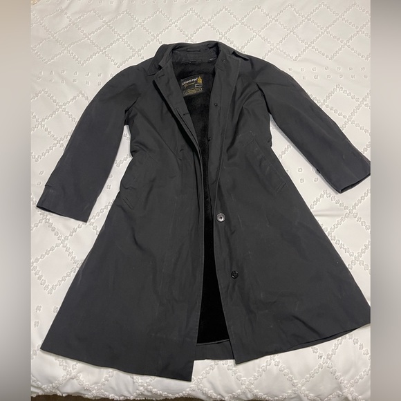 London Fog Trench Coat, with 100% Alpaca - Picture 4 of 11